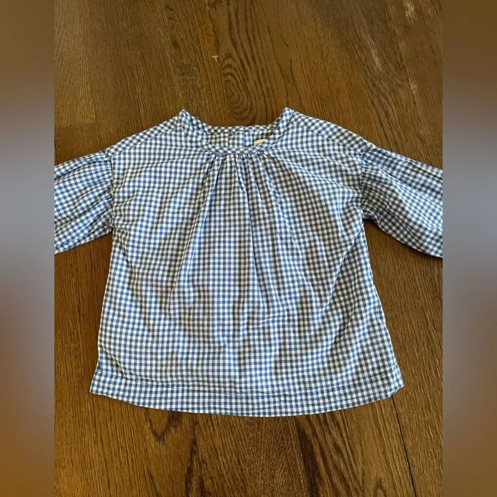 Gymboree Blue Checkered Kids Shirt size 2T